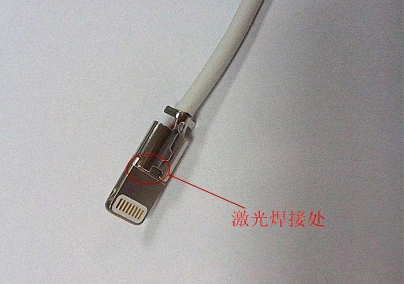 USB數(shù)據線激光焊接加工